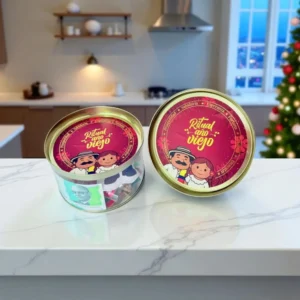 Muñeco de año viejo Premium en lata metálica dorada Ritual año viejo, $30.000 por unidad